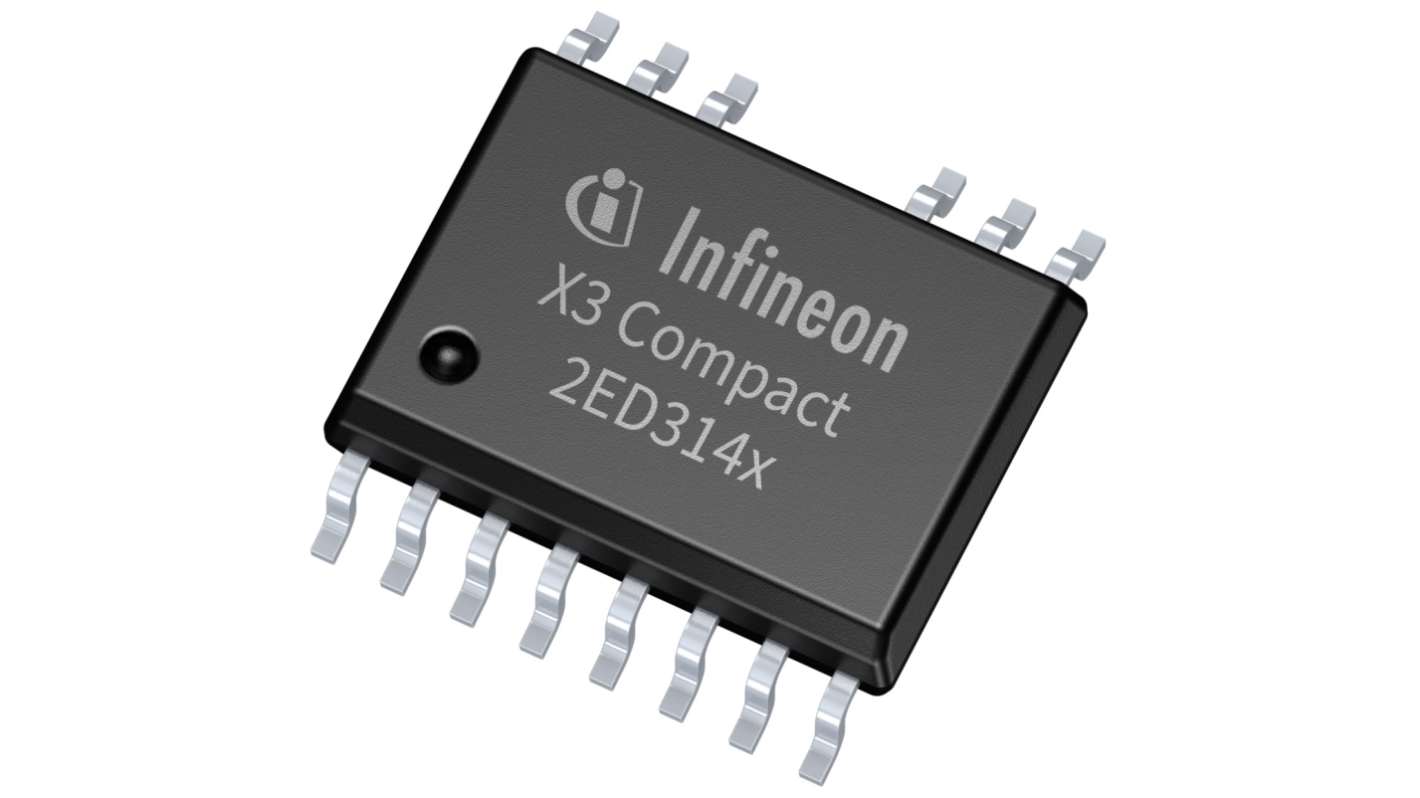 Infineon 栅极驱动模块, PG-DSO-14-71, 2个驱动器, 14针, -0.3 → 17V电源, 6输出
