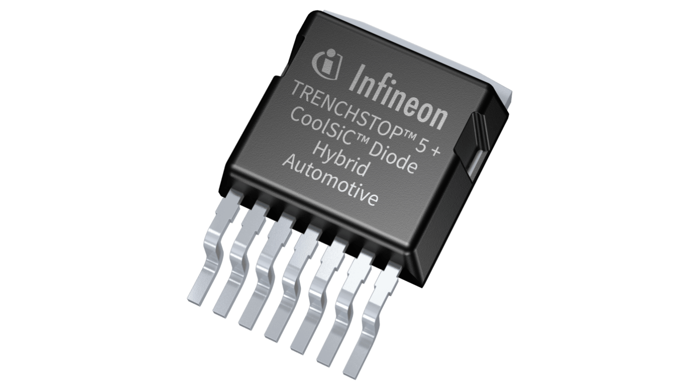 Infineon AIK SiC N-Channel MOSFET, 650 V, 7-Pin PG-TO263-7 AIKBE50N65RF5ATMA1