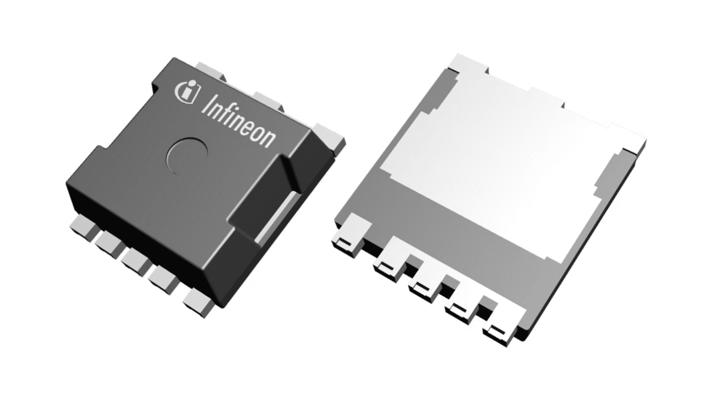 Infineon IAU N-Channel MOSFET, 410 A, 40 V, 5-Pin PG-HSOF-5 IAUAN04S7N006AUMA1