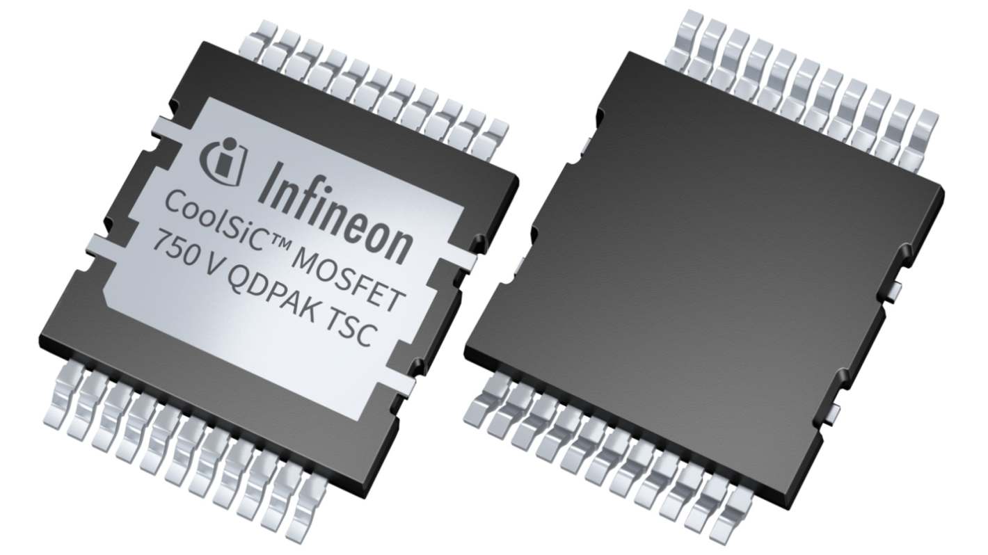 Infineon IMD SiC N-Channel MOSFET, 81 A, 750 V, 22-Pin PG-HDSOP-22 IMDQ75R020M1HXUMA1
