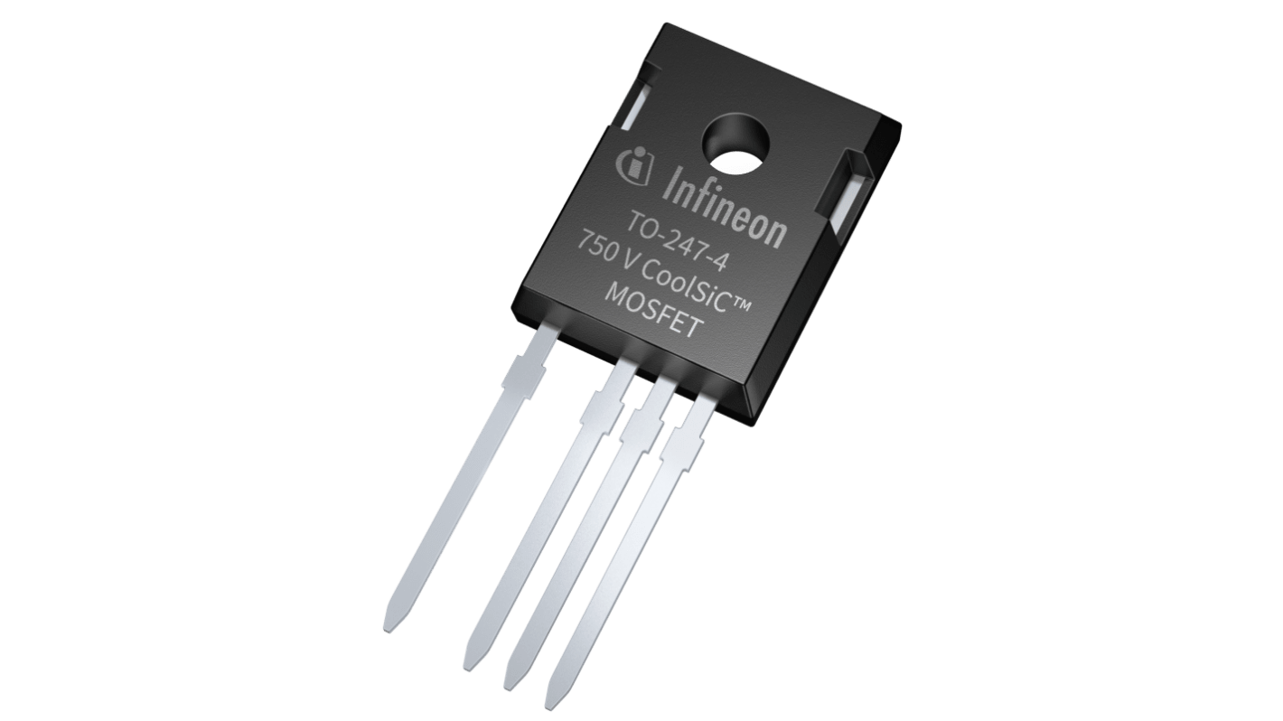 Infineon IMZ SiC N-Channel MOSFET, 75 A, 750 V, 4-Pin PG-TO247-4 IMZA75R020M1HXKSA1