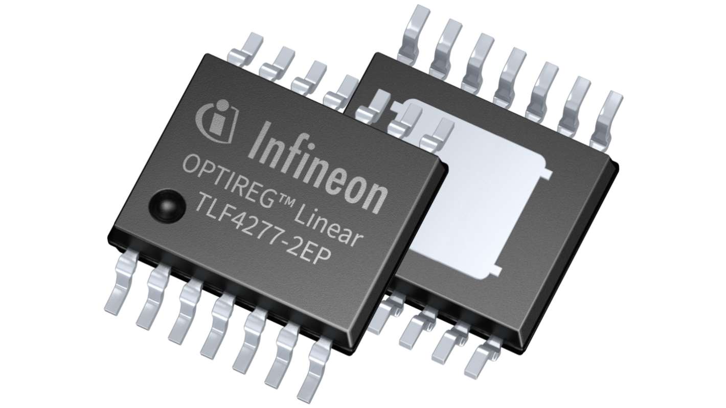 Infineon 线性线性稳压芯片, 3 → 16V输出, 400mA最大输出, 单路输出, PG-TSDSO-14, 14针, 2%精度