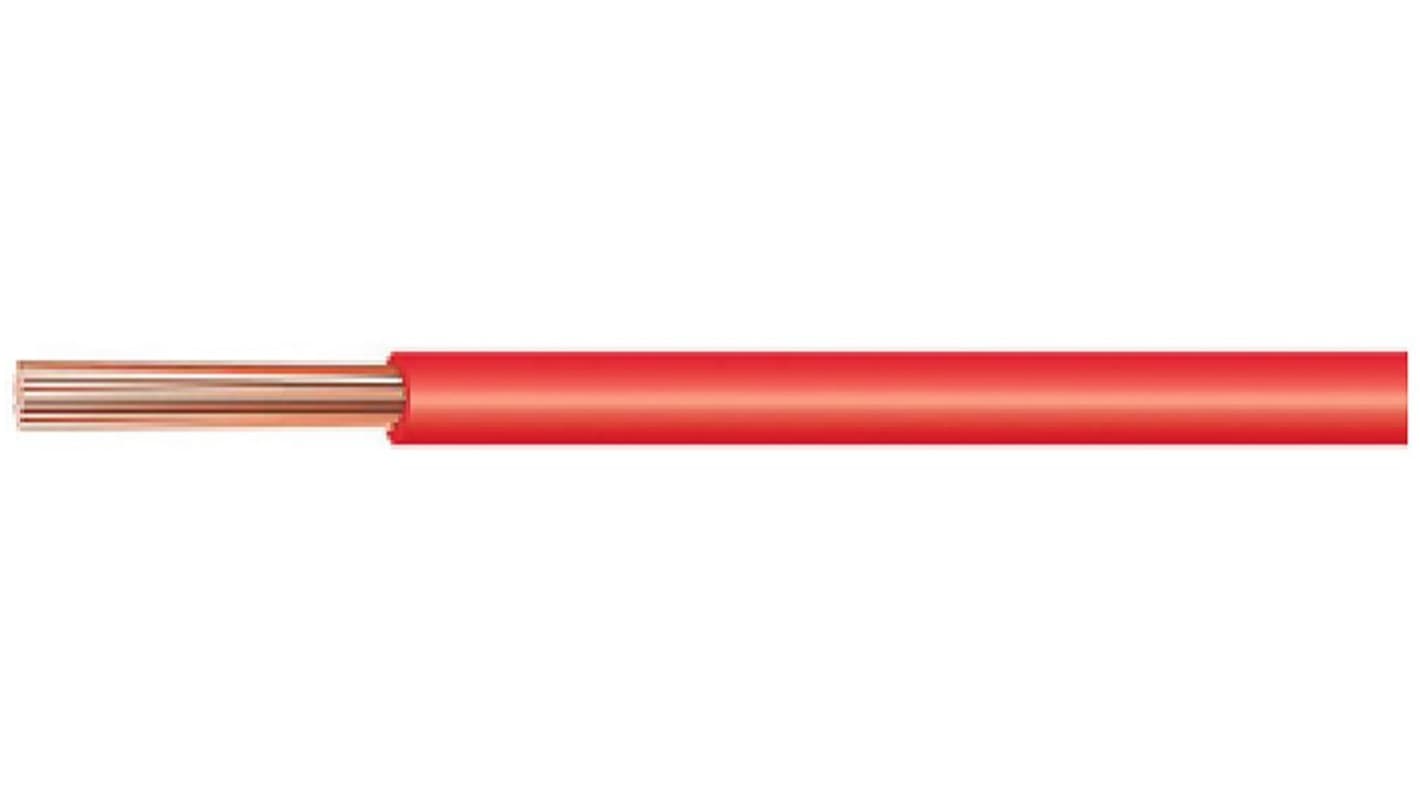 Kabeltronik 红色设备电线, 0.25mm², 100m长, 23AWG, TPE绝缘, LIH系列