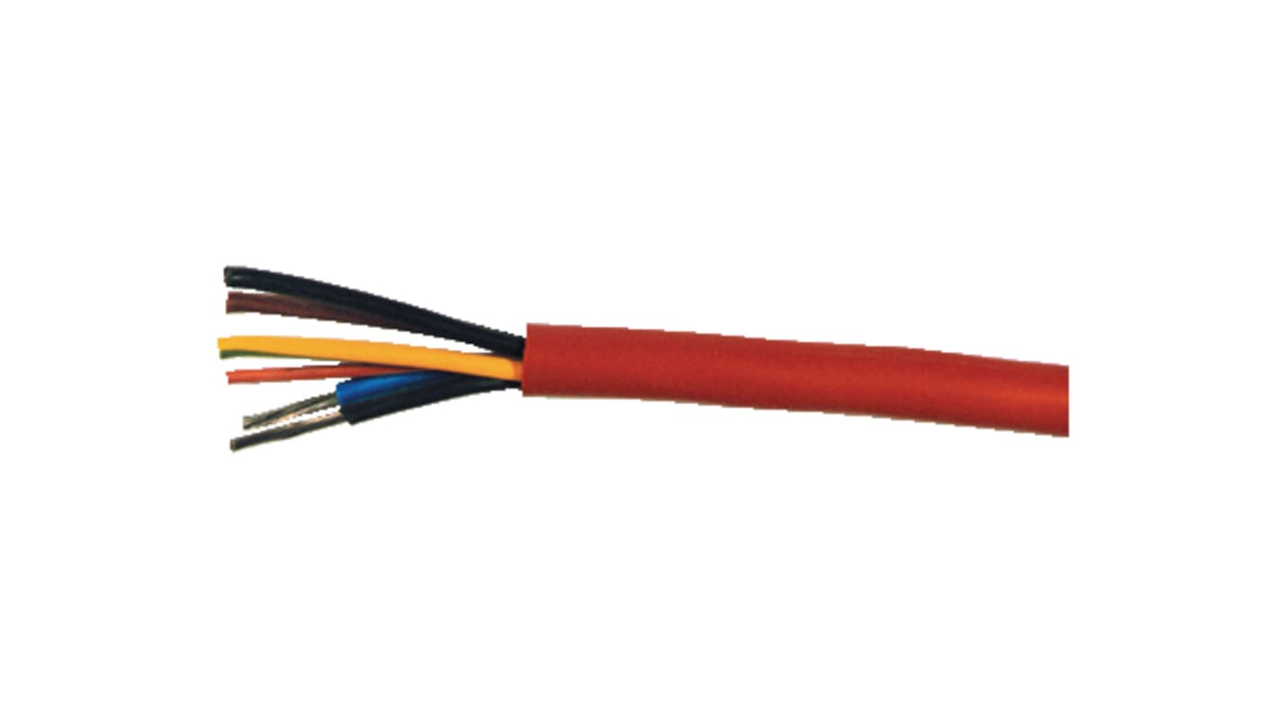 Kabeltronik SIHF Series Multicore Industrial Cable, 3 Cores, 1.5 mm², 16 AWG, 100m, Unshielded Shield, Mains Cable