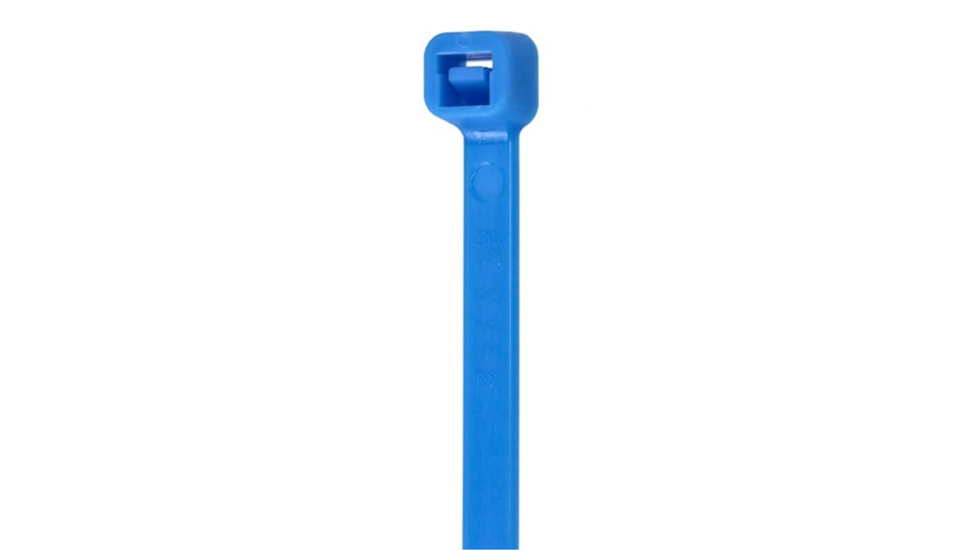 NEMIQ Cable Tie, , 252mm x 4.8 mm, Blue Nylon, Pk-100