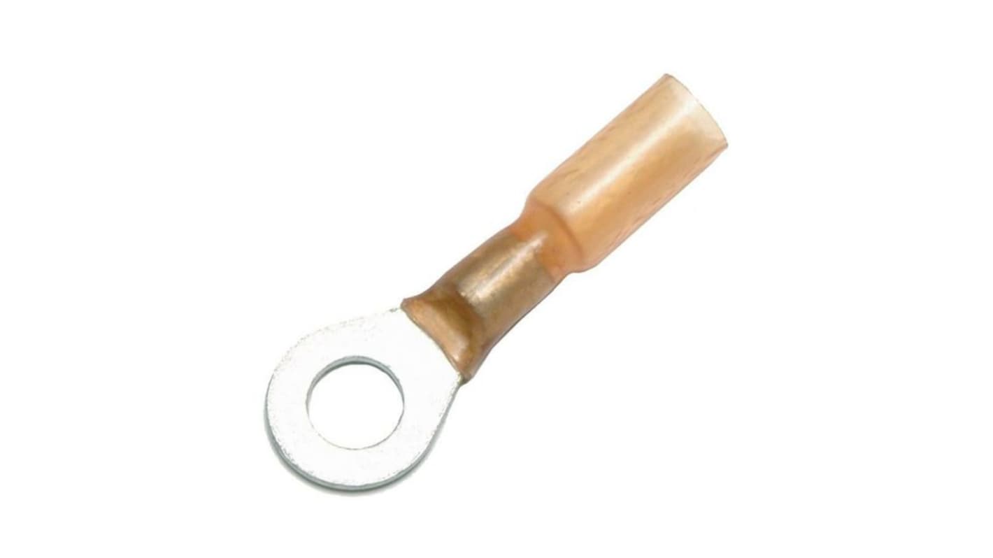 nVent RAYCHEM, KRT Insulated Ring Terminal, M4mm Stud Size, Red