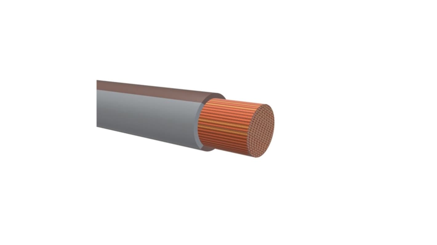 Cable de conexión NEMIQ 50992-60-100, área transversal 0,75 mm² Filamentos del Núcleo 1 Gris/marrón, long. 100m