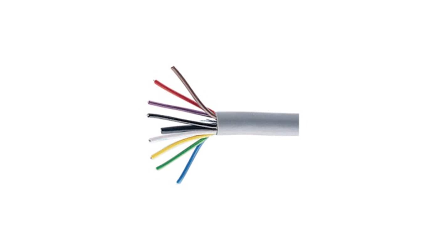 Cabloswiss PFK Series Multicore Industrial Cable, 4 Cores, 0.5 mm², Unscreened, 100m, Unshielded Shield, Multicore Cable