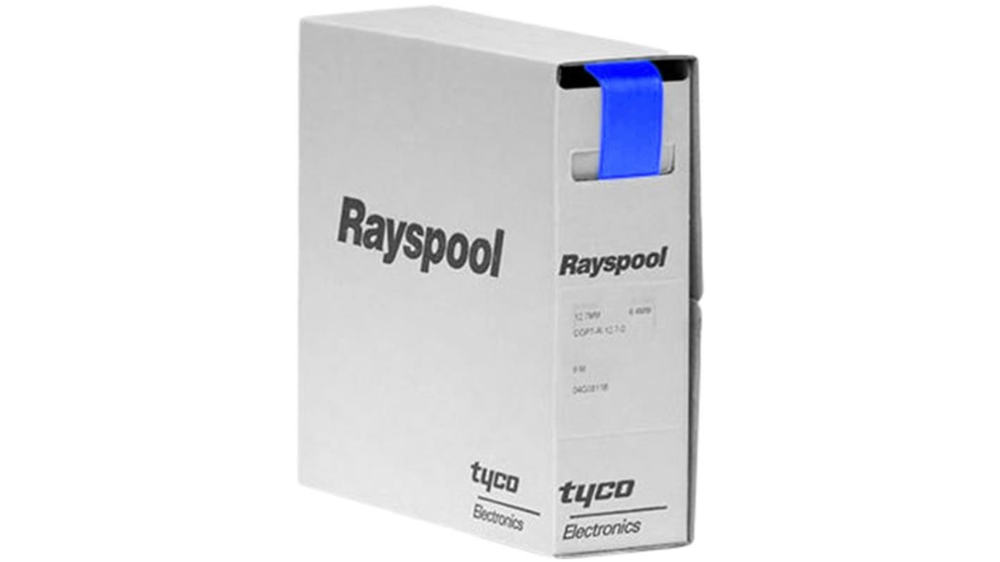 nVent RAYCHEM Adhesive Lined Heat Shrink Tube, Blue 6mm Sleeve Dia. x 1.2m Length 3:1 Ratio, RNF-3000 Series