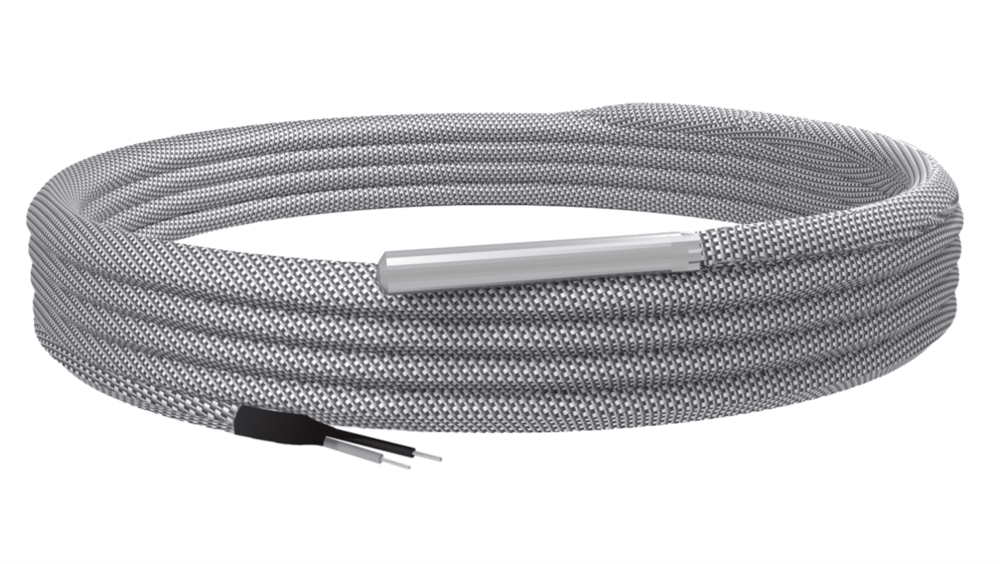 RS PRO PT1000 Temperature Sensor, 6mm Dia, 50mm Long, +400°C Max