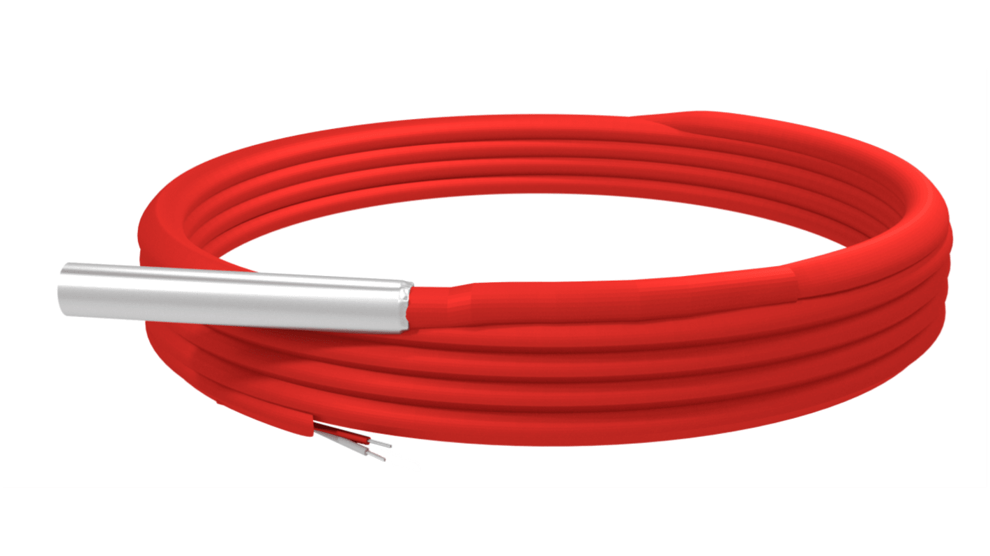 RS PRO PT100 Temperature Sensor, 6mm Dia, 50mm Long, +200°C Max