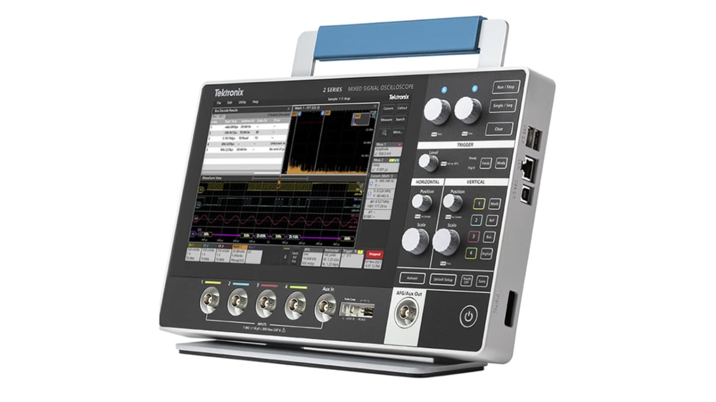 Tektronix MSO Series, 100MHz Mixed Signal Mixed Signal Oscilloscope, 4 Analogue Channels, 16 Digital Channels