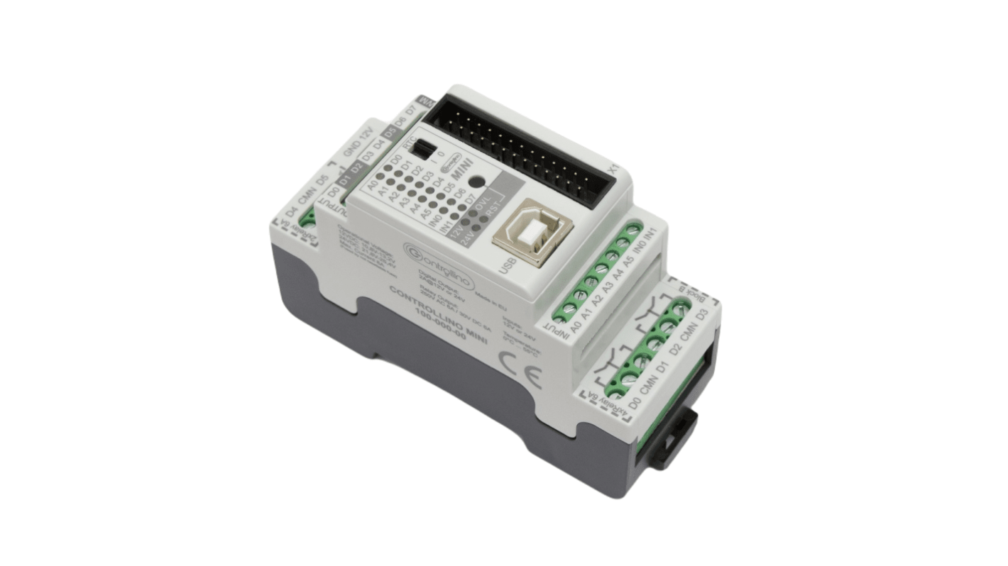 Controllino コントローリーノMINI コントローラ 12又は24 V dc 8 入力