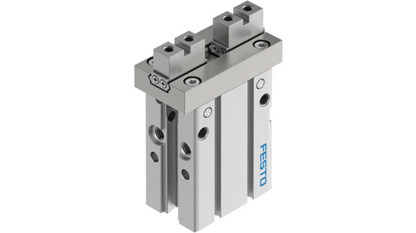 Festo 2 Finger Double Action Pneumatic Gripper, DHPC-20-A-NO-S-2, Parallel Gripping Type