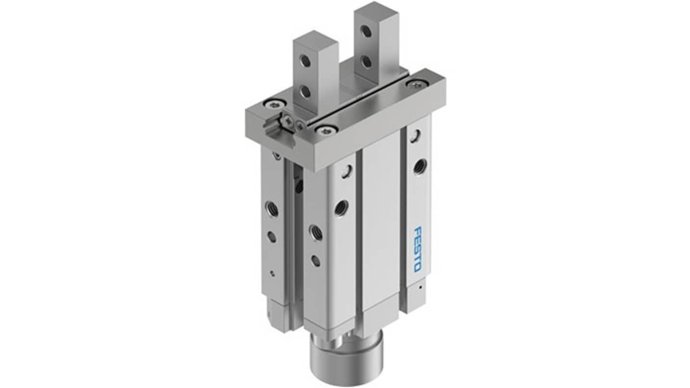 Festo 2 Finger Double Action Pneumatic Gripper, DHPC-25-A-NC-S-2, Parallel Gripping Type