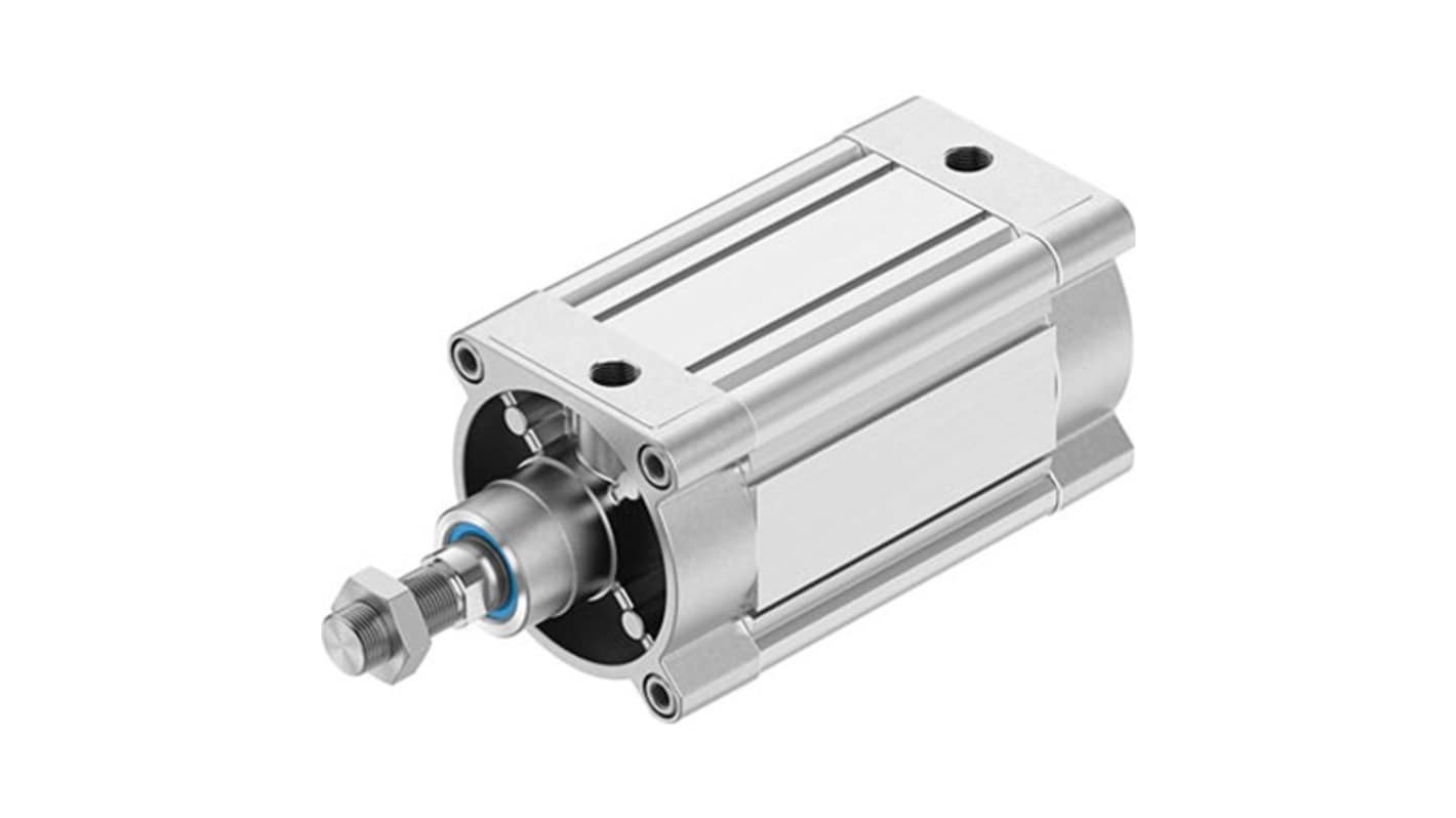 Festo Pneumatic Piston Rod Cylinder - DSBC-125-100-D3-PPSA-N3, 125mm Bore, 100mm Stroke, DSBC Series, Double Acting