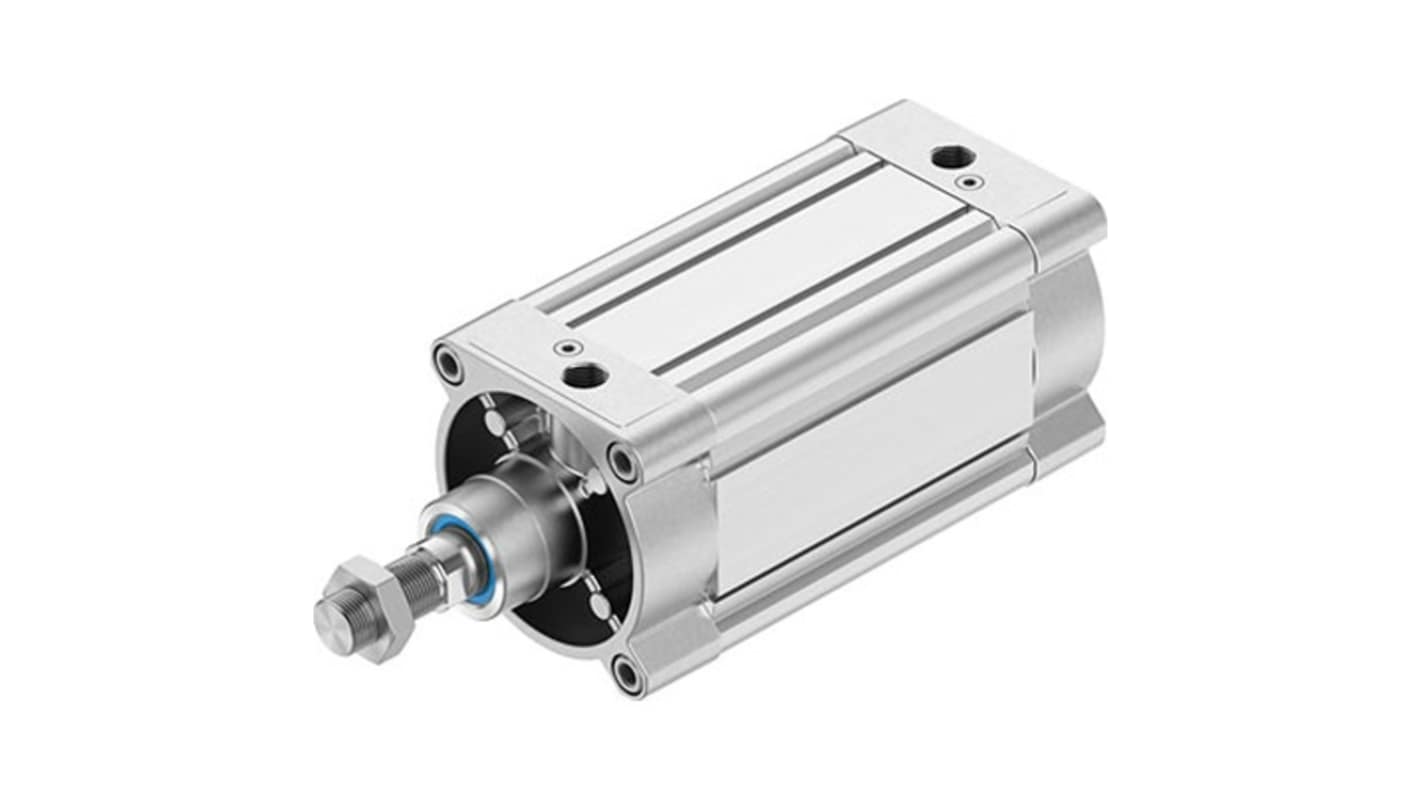 Festo Pneumatic Piston Rod Cylinder - DSBC-125-125-D3-PPVA-N3, 125mm Bore, 125mm Stroke, DSBC Series, Double Acting