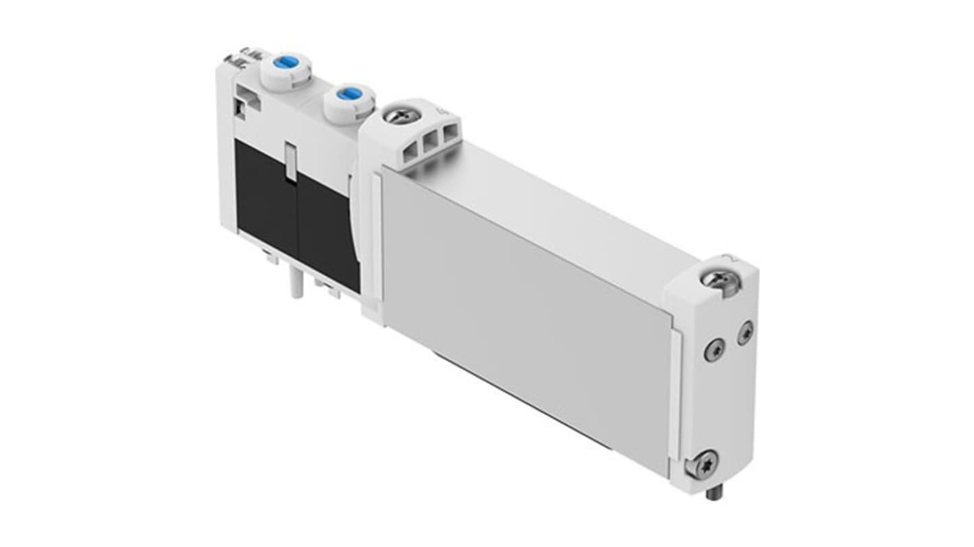 Festo 2 x Two Directional Flow Pneumatic Solenoid Valve - Electrical VUVG Series 24V