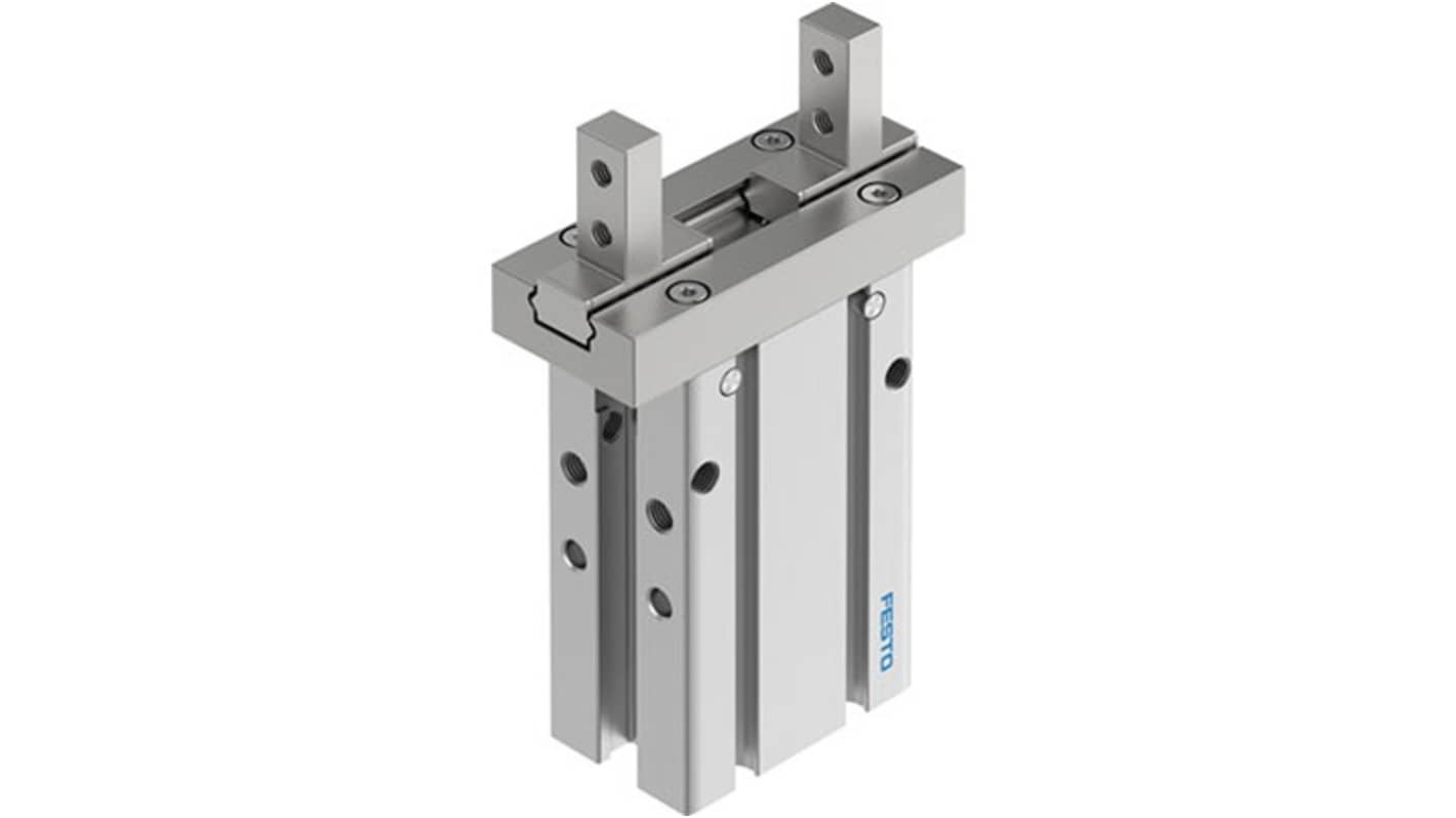 Festo 2 Finger Double Action Pneumatic Gripper, DHPC-L-16-A-NO-S, Parallel Gripping Type