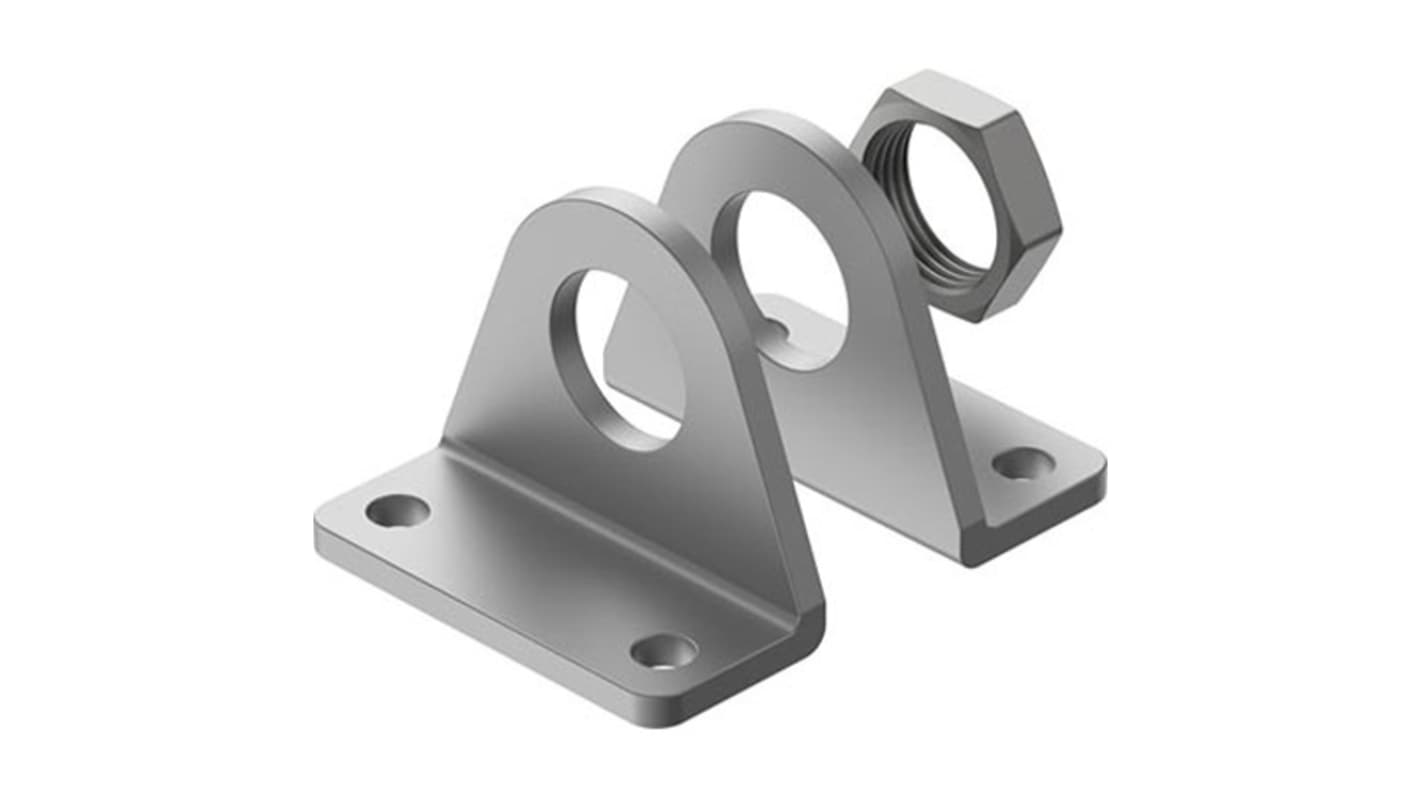 Festo Mounting Bracket HBN-S-20/25X2, For Use With Pneumatic Cylinder & Actuator