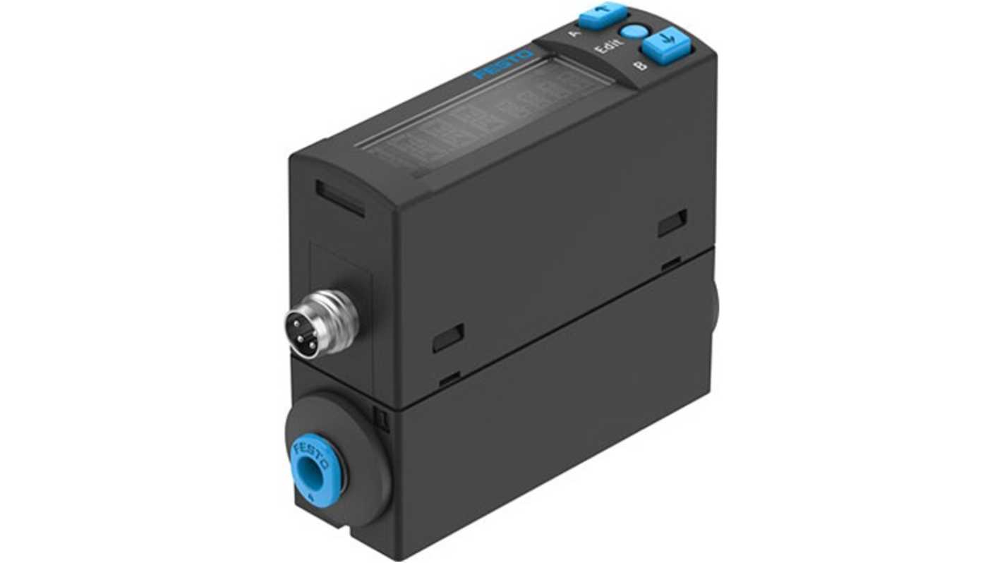 Festo SFAH Series Flow Rate Measurement Flow Sensor, 0.01 L/min Min, 0.5 L/min Max