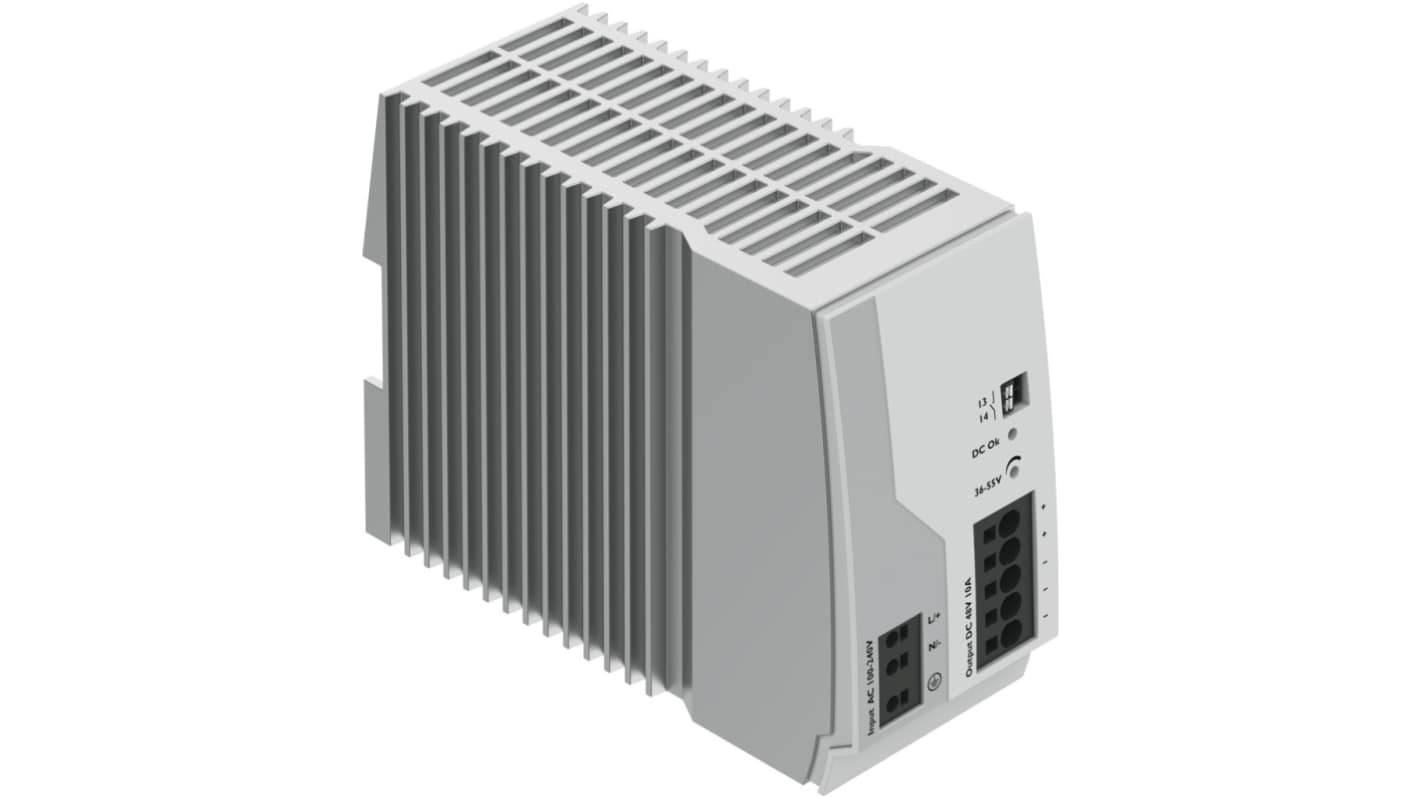 Festo CACN Power Supply, 100 To 240V ac Input, 48V dc Output, 10A Output, 480W