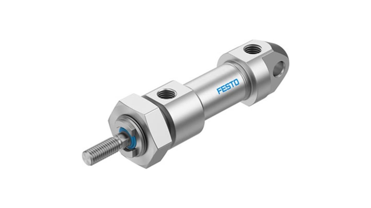 Festo 双作用微型气缸, 10mm行程, 20mm孔径, G 1/8接口, crd首尔 大学系列