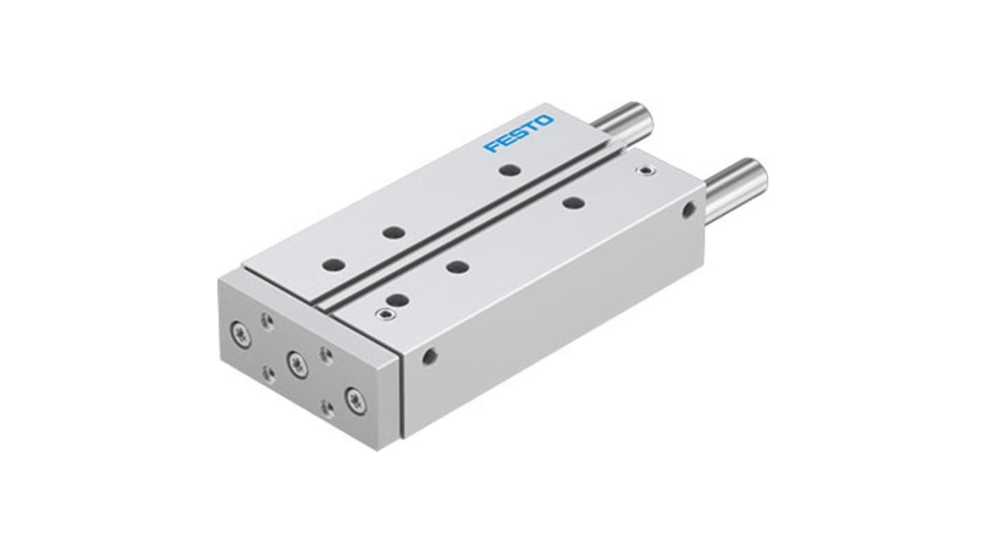 Festo Pneumatic Guided Cylinder - DFM-32-160-P-A-GF-F1A, 32mm Bore, 160mm Stroke, DFM Series, Double Acting