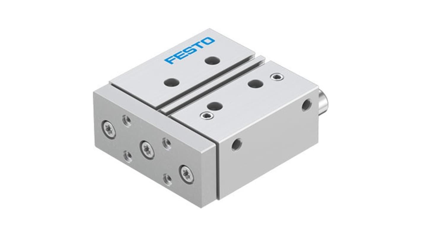 Festo Pneumatic Guided Cylinder - DFM-32-50-P-A-GF-F1A, 32mm Bore, 50mm Stroke, DFM Series, Double Acting