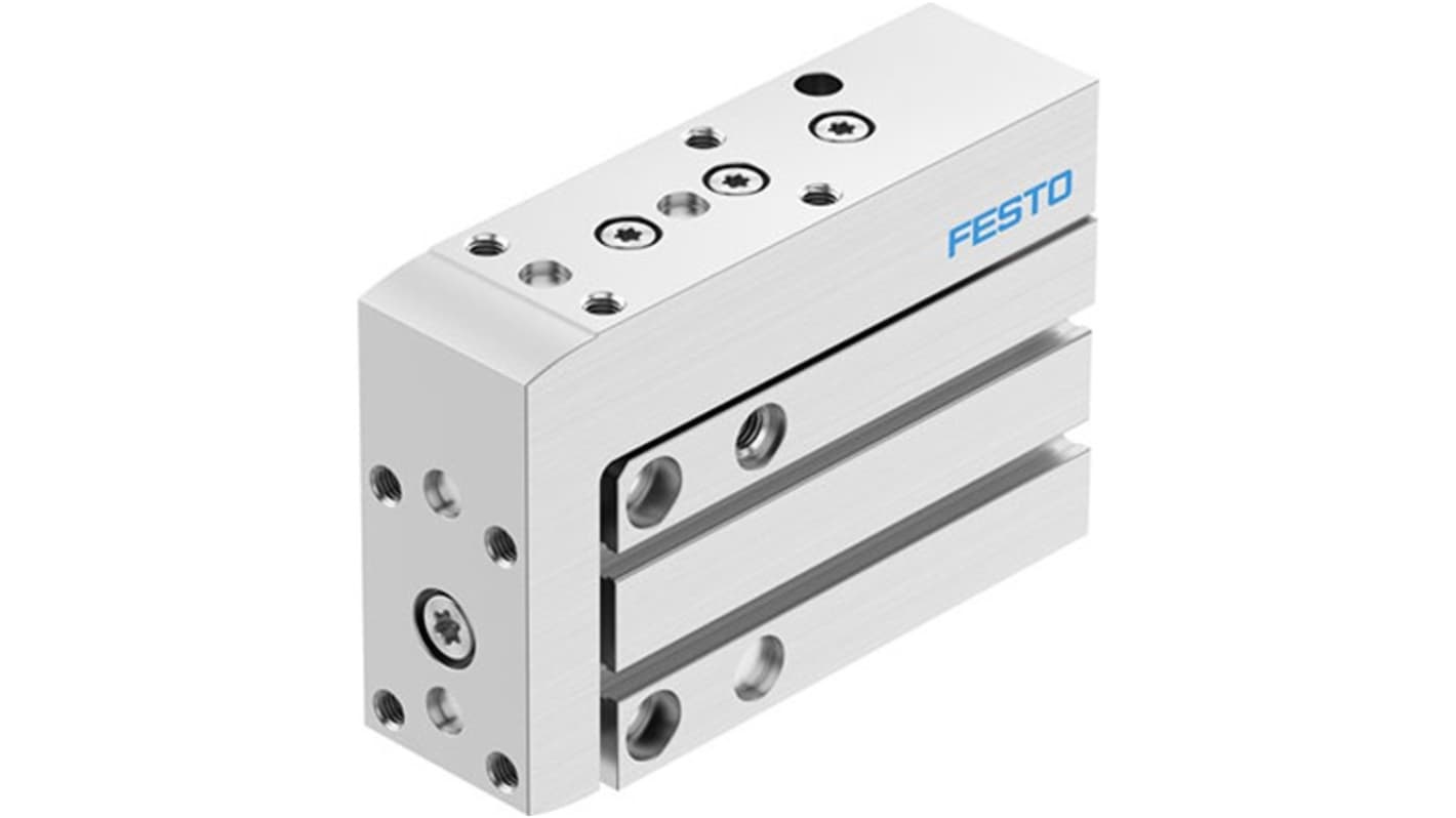 Festo Pneumatic Guided Cylinder - DGSS-16-25-E1A, 16mm Bore, 25mm Stroke, DGSS Series, Double Acting