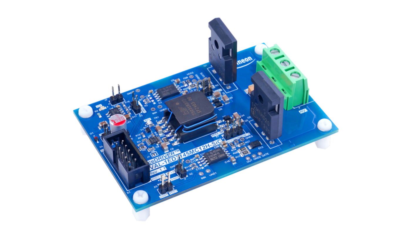 Infineon 評価ボード, 評価ボード, ハーフブリッジドライバ, 1ED3145MC12H 用, EVAL1ED3145MC12HSICTOBO1