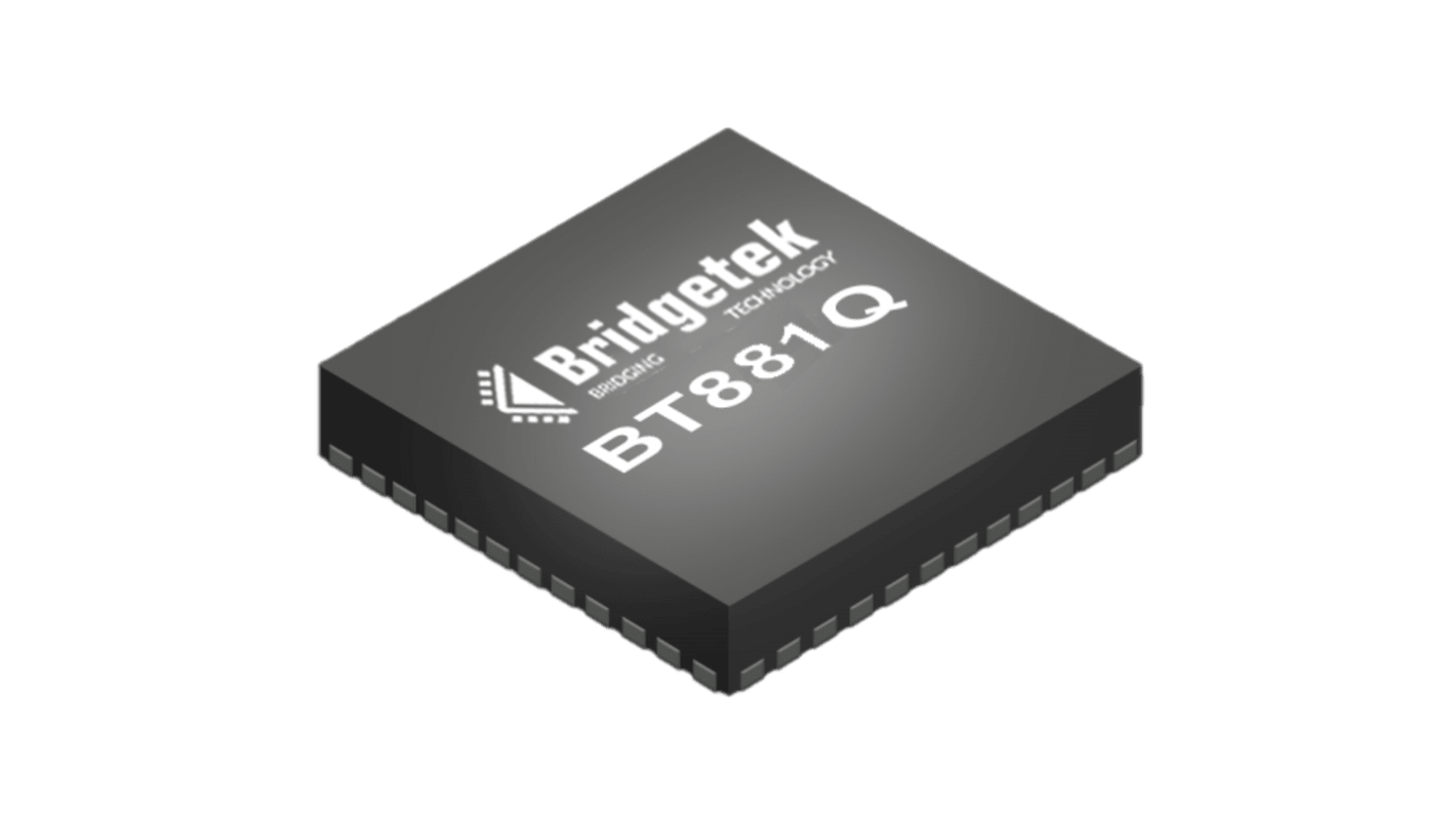 BT881Q-T, Video Interface 1-Channel SPI 48-Pin QFN-48