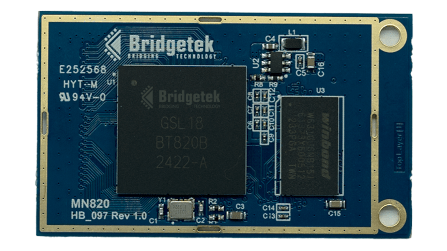 Bridgetek MN820, BT820 Mini Module With On-board 1Gbit DDR3L SDRAM Development Kit With BT820B for VM820C Development