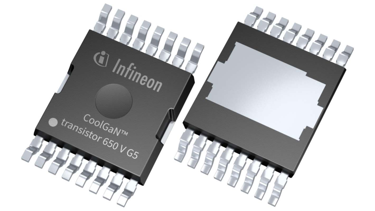 Infineon IGLT65 GaN N-Channel MOSFET Transistor, 15 A, 650 V, 16-Pin PG-HDSOP-16 IGLT65R110D2ATMA1