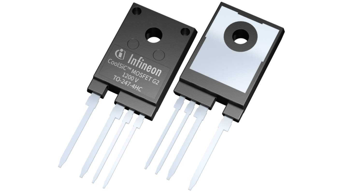 Infineon IMZC120 SiC N-Channel MOSFET, 38 A, 1200 V, 4-Pin PG-TO247-4-U07 IMZC120R053M2HXKSA1