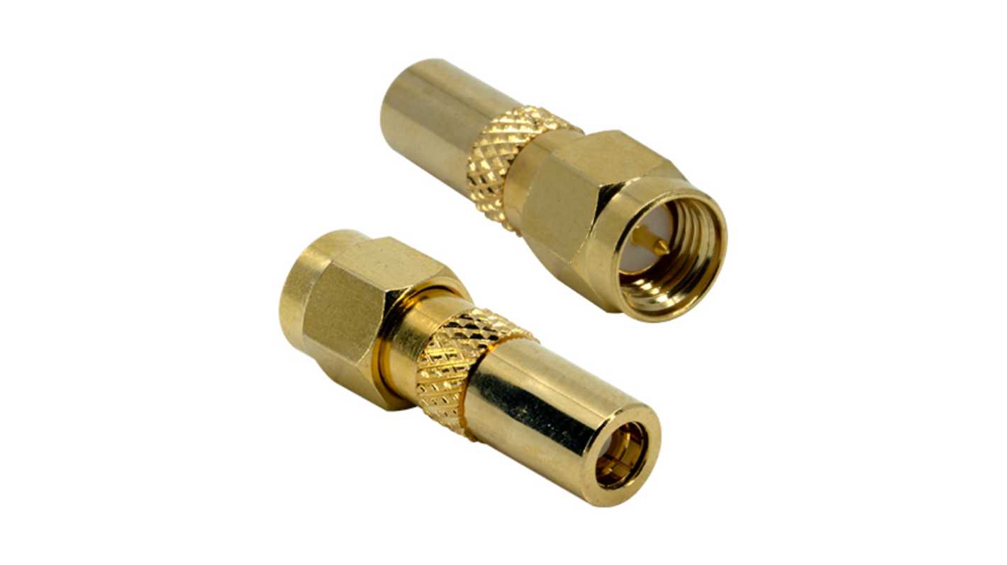 Siretta Straight Coaxial Adapter SMB Plug to SMA Plug