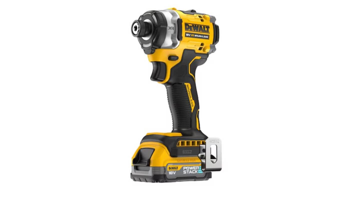 DeWALT DCF860E2T-QW - Cordless 18V Impact Driver with 2 x 1.7Ah Batteries Includes Charger Cordless