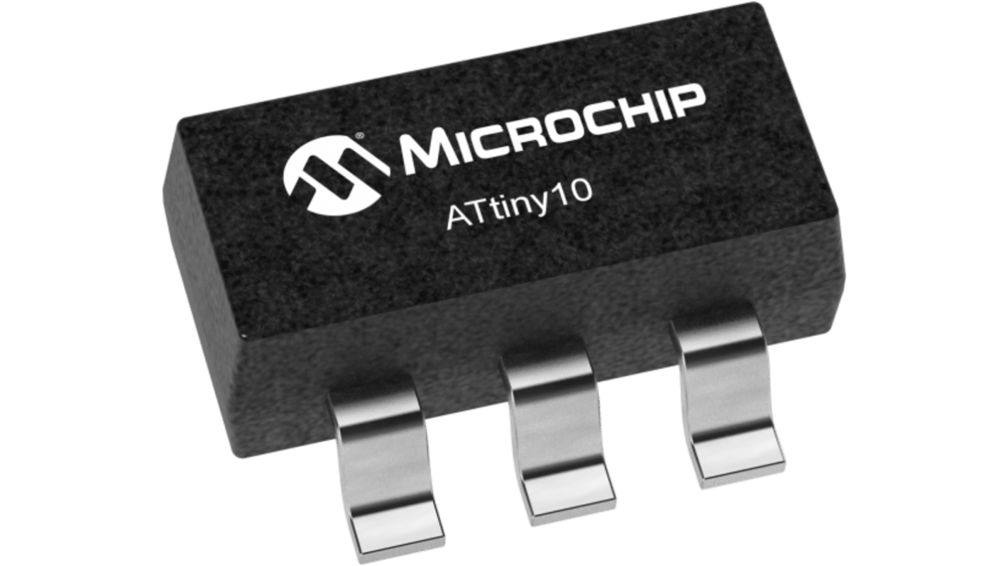 Microchip AVR マイコン, 8ビットMCU, 12MHz, 1 kbit, EEPROM, 6-Pin SOT-23