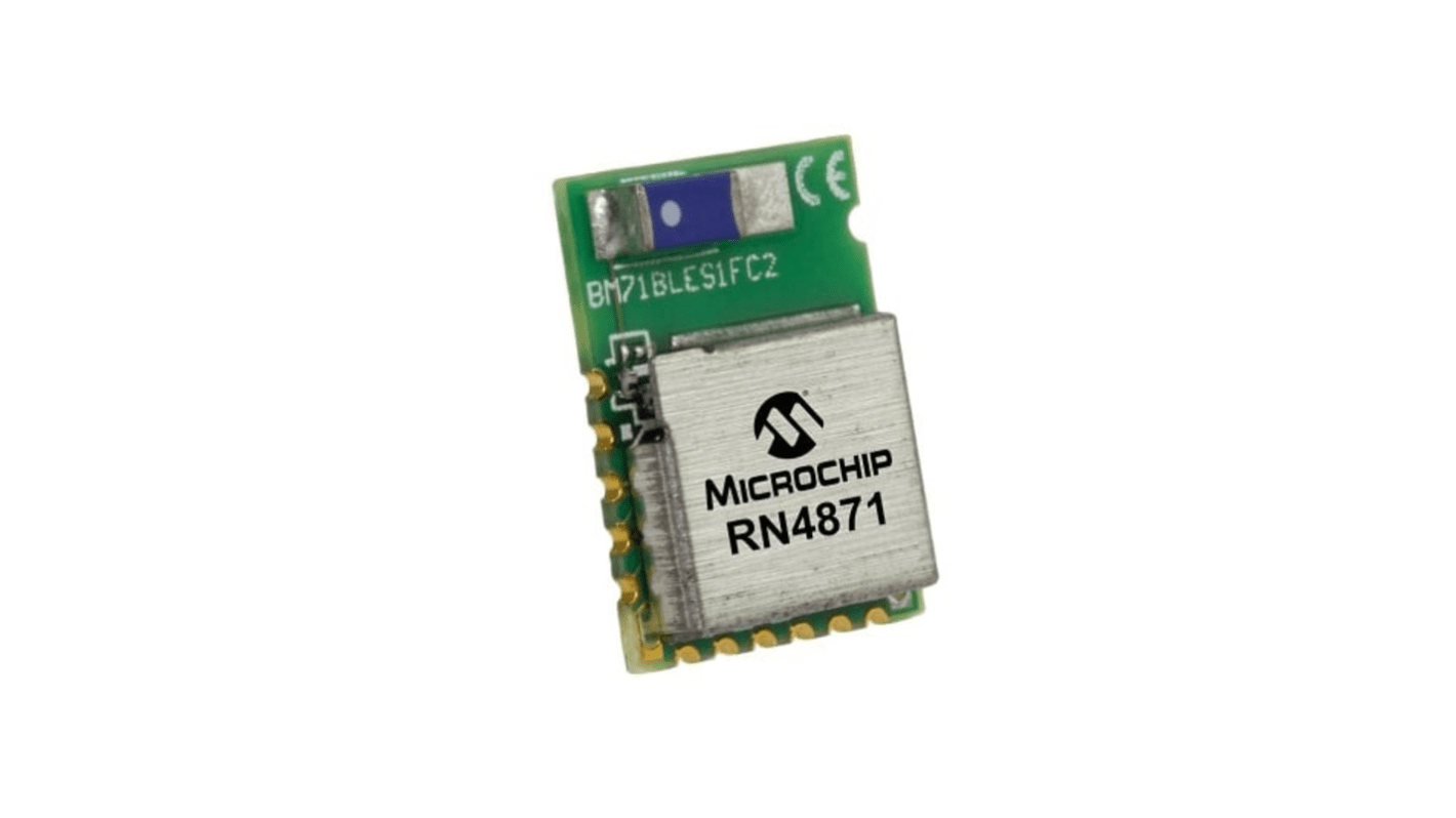 Microchip Bluetooth 5.0蓝牙模块 GPIO, UART接口, 接收器-90dBm, 最大输出0dBm