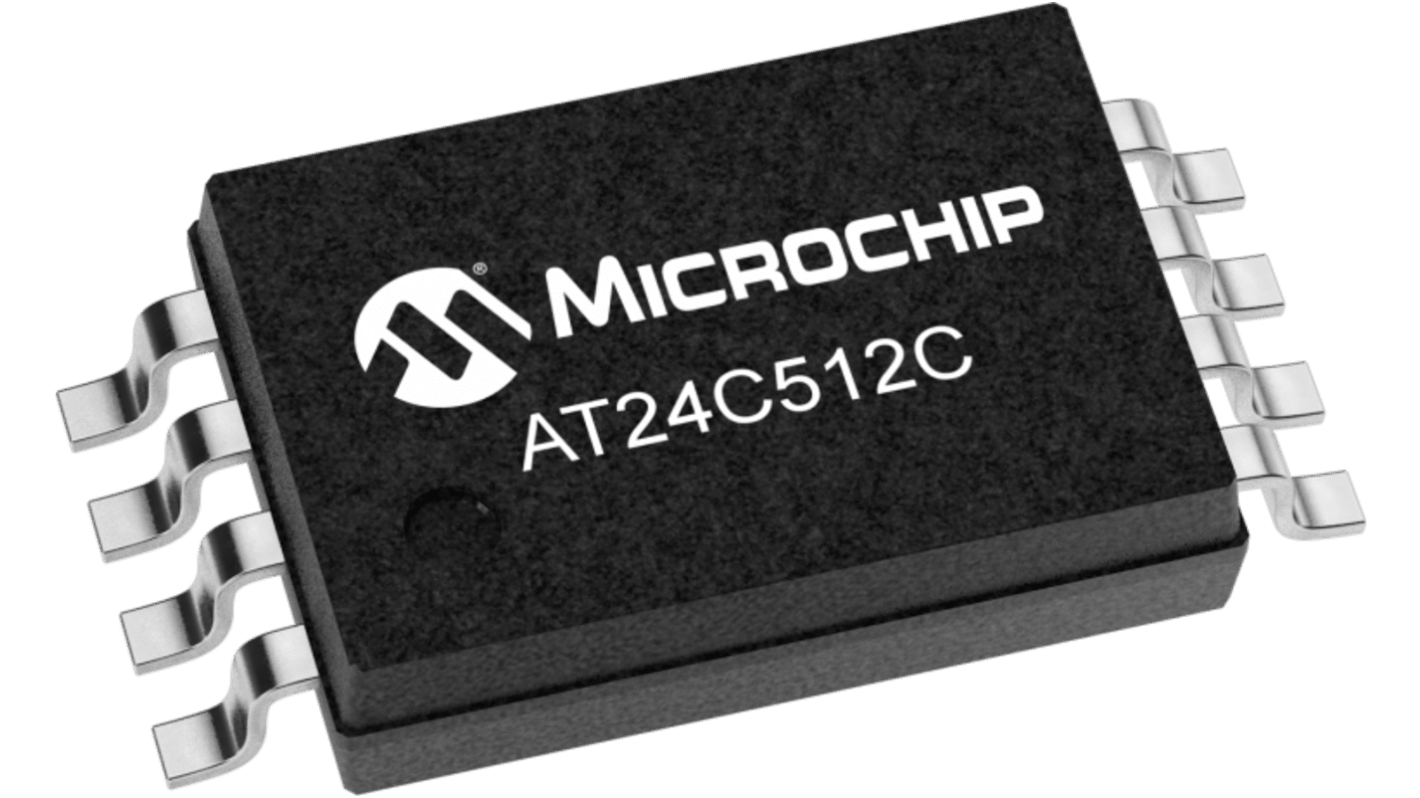 Czip EEPROM Montaż powierzchniowy 512kbit 8-pinowy TSSOP