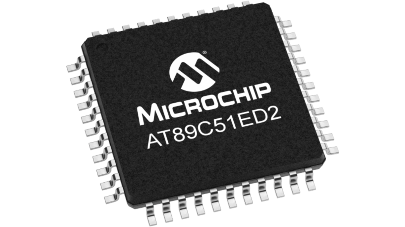 Microchip AVR单片机, 8 位 MCU内核, 44针, TQFP, 最大40MHz, 64 kbit EEPROM