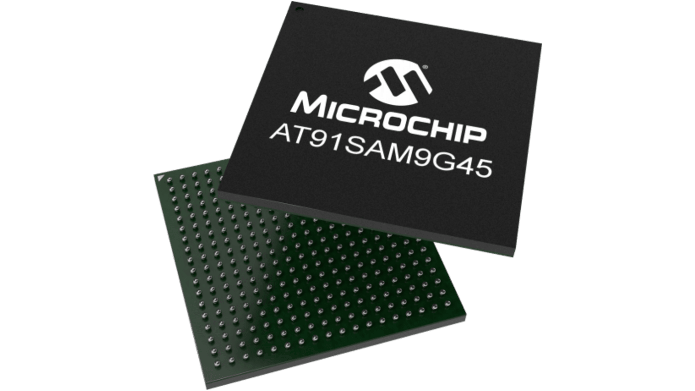 Mikrokontroler Microchip ARM9 TFBGA 324-pinowy Montaż powierzchniowy 32 bit MPU 32 kbit 32bit 400MHz SDRAM
