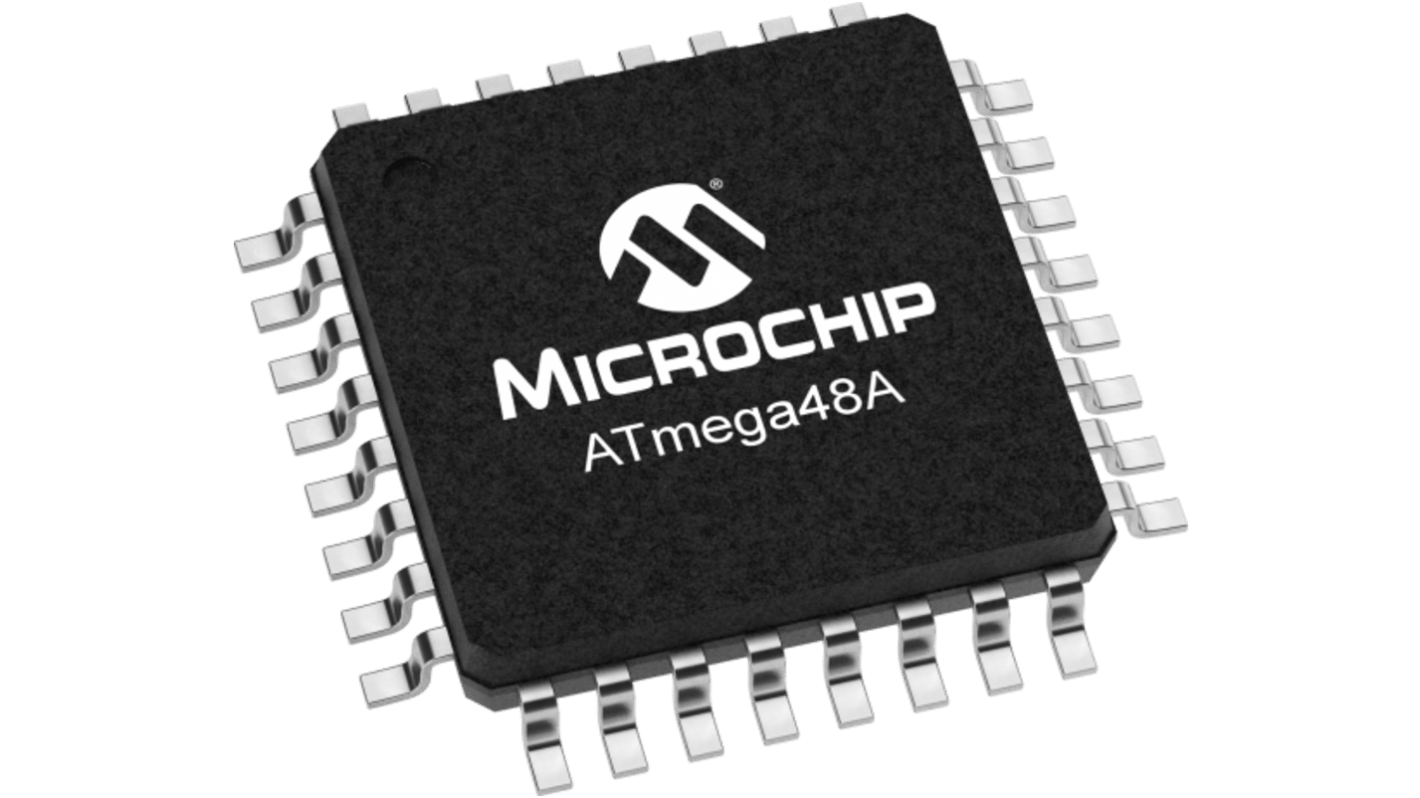 Microchip, 8bit 8 bit MCU, AVR Microcontroller, 20MHz, 4 kbit EEPROM, 32-Pin TQFP