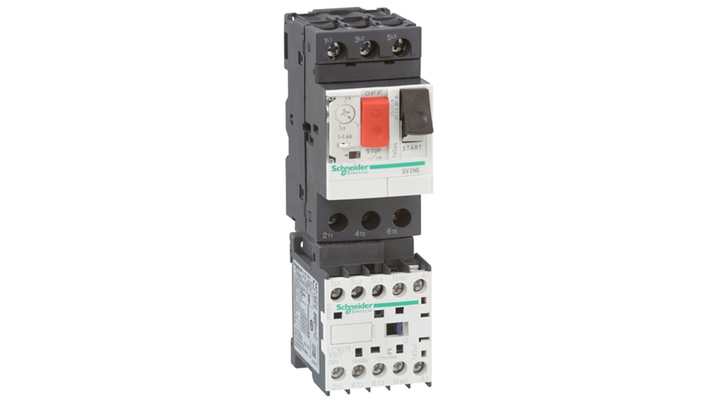 Schneider Electric TeSys Motor Starter, DOL, 2.2 kW, 500 V