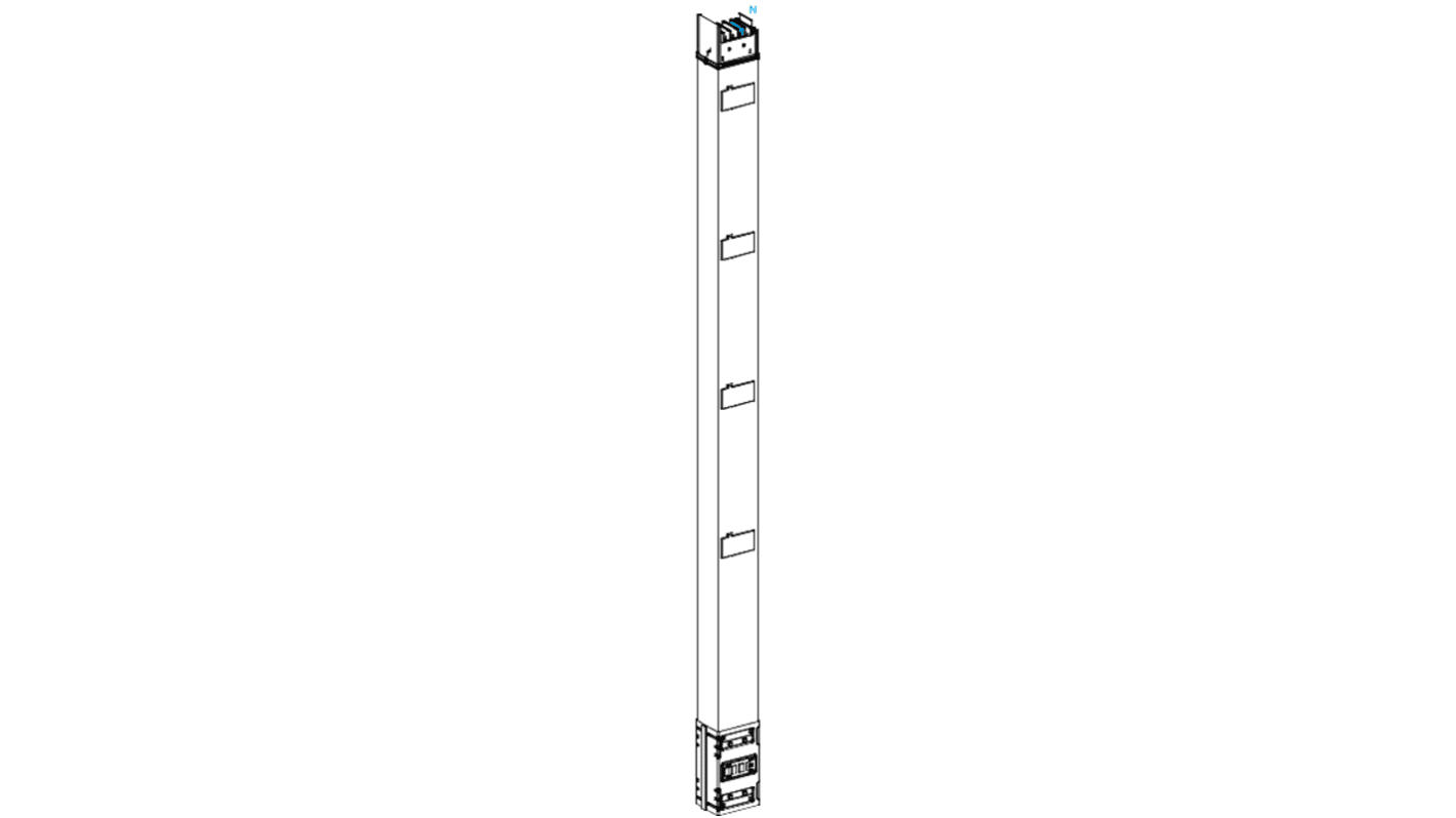Schneider Electric Vertical Distribution Busbar Trunking, 2.5m, 1000A, Canalis Series