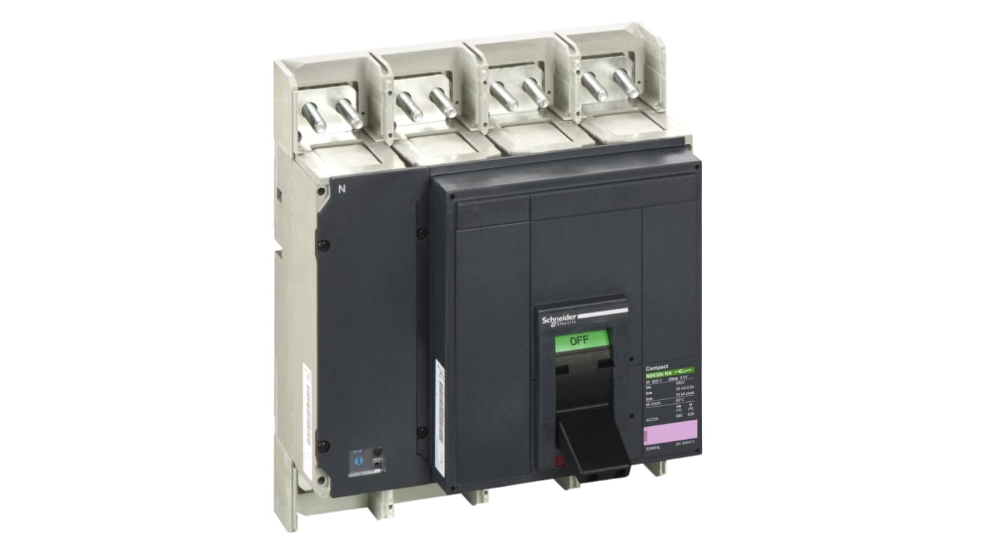 Schneider Electric Fuse Switch Disconnector, 4 Pole, 800A Max Current