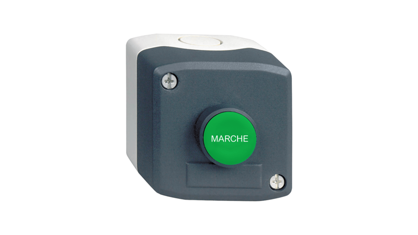 Schneider Electric Light Grey Polycarbonate XALD Control Station Enclosure - 22mm Diameter