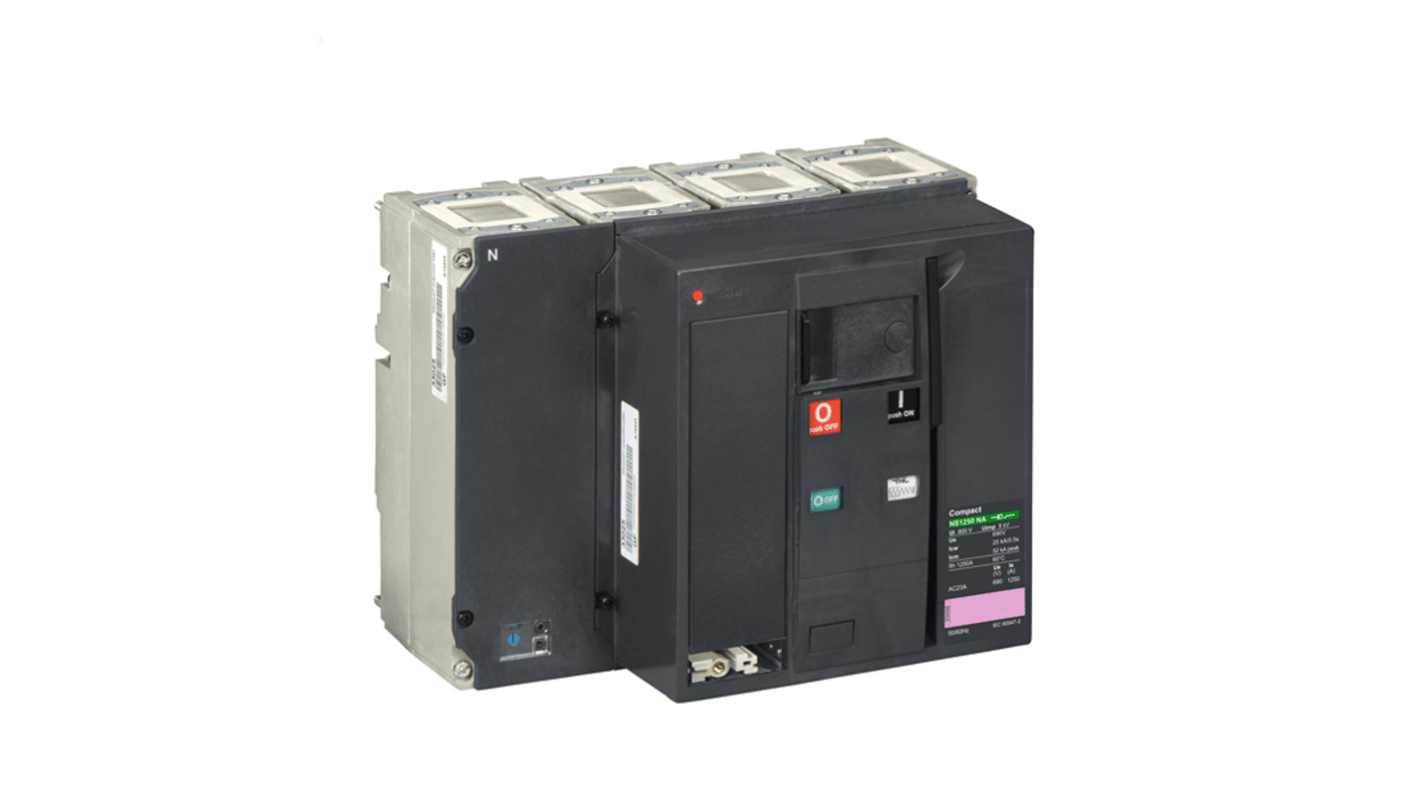 Schneider Electric Fuse Switch Disconnector, 4 Pole, 630A Max Current
