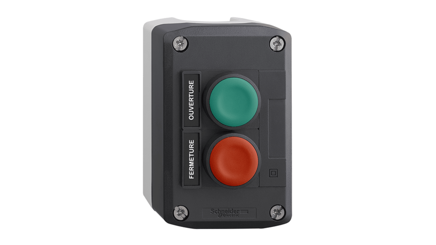 Schneider Electric Light Grey Polycarbonate Harmony Control Station Enclosure - 22mm Diameter
