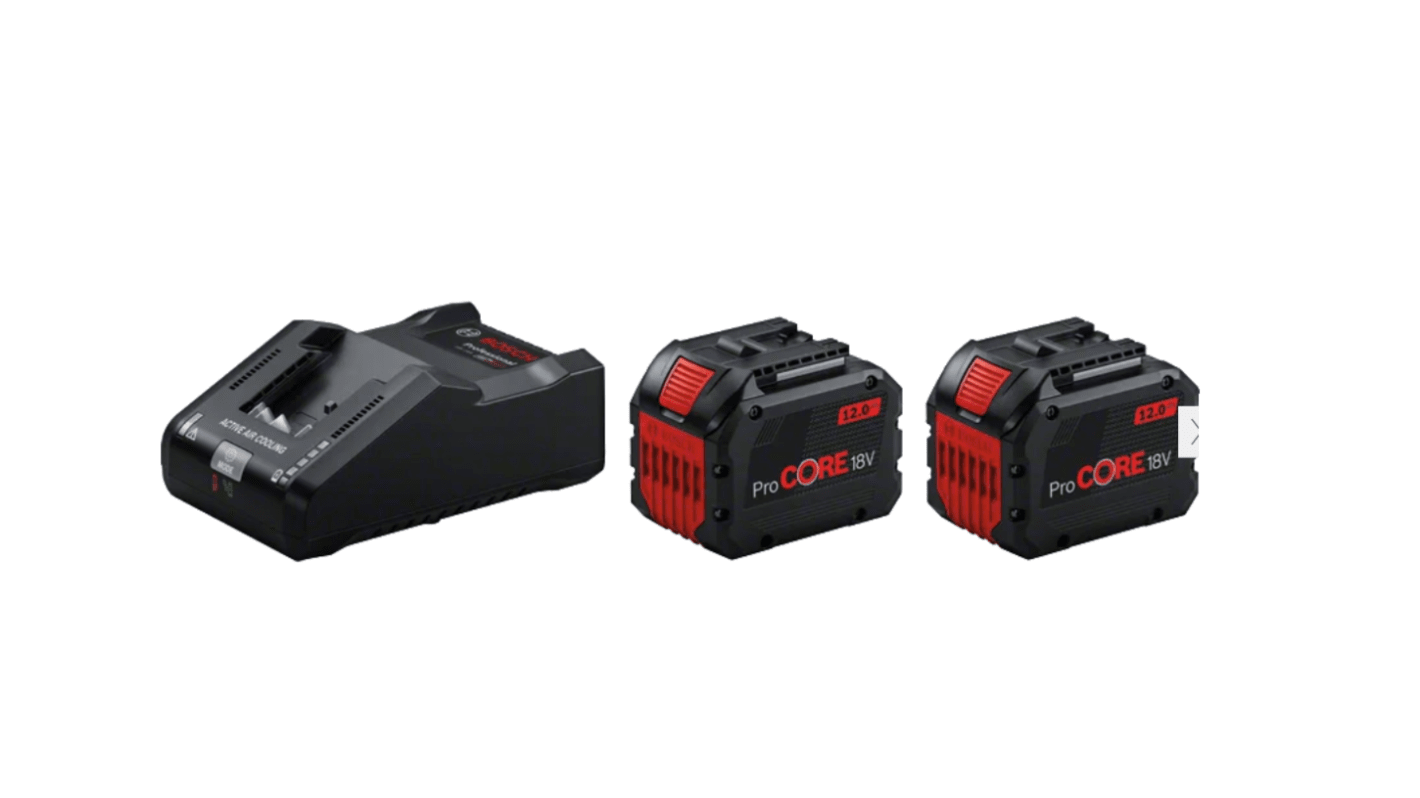 Bosch 1600A02T5X 12Ah 18V Power Tool Battery, For Use With Trade And Industry